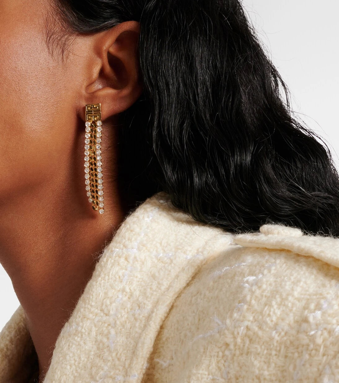 Givenchy - 4G Crystal drop earrings