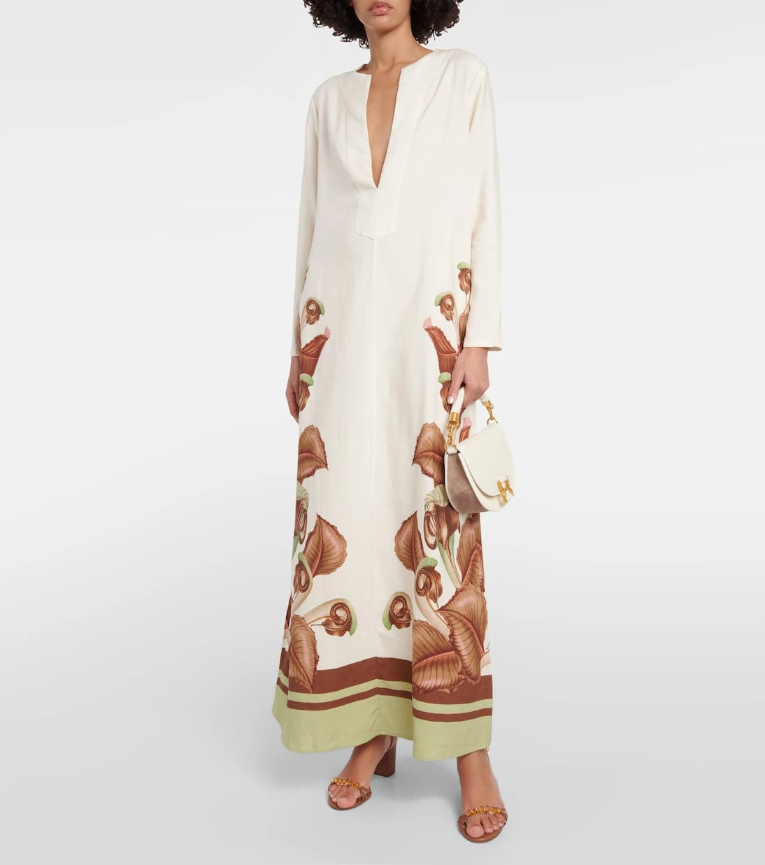Adriana Degreas - Arisaema printed maxi dress