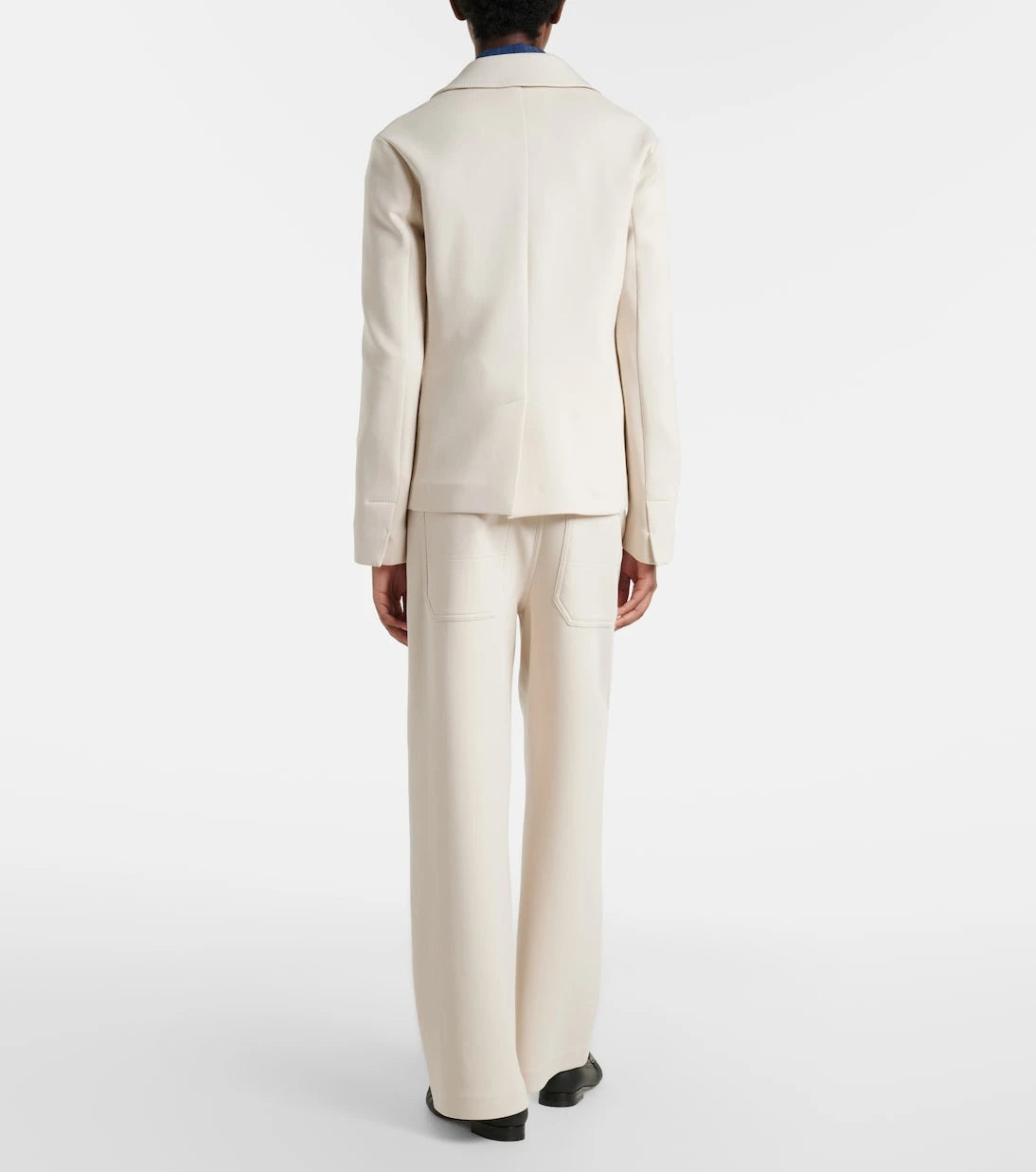 'S Max Mara - Caucaso cotton-blend wide-leg pants