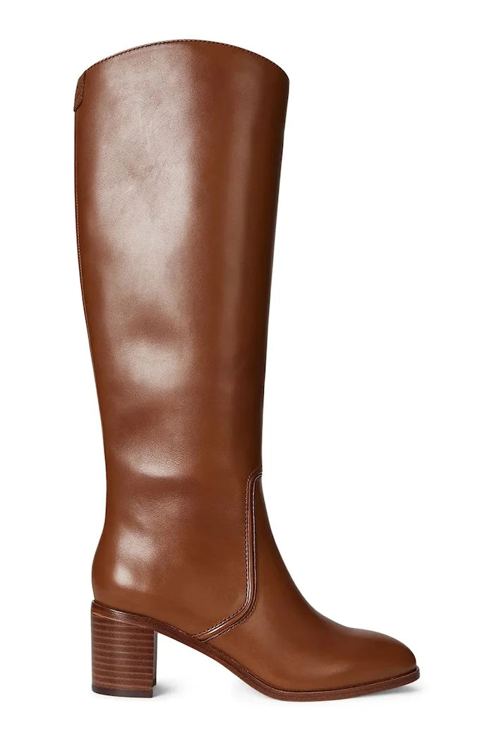 Кожени ботуши Lauren Ralph Lauren Charly
