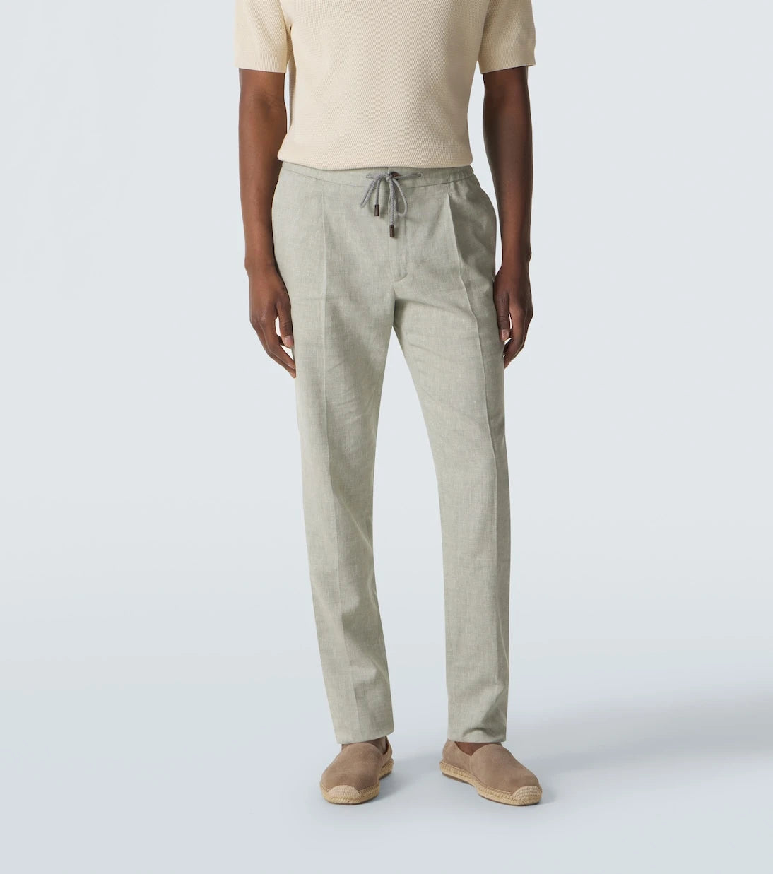 Slowear - Linen wool and silk tapered pants