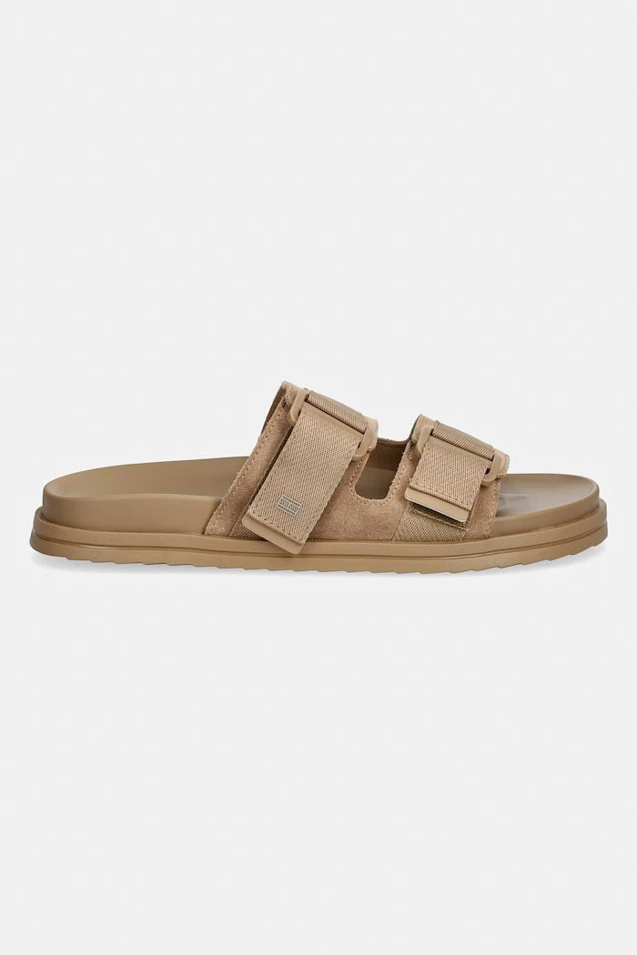Tommy Hilfiger чехли мъжки HILFIGER MIX SUEDE BUCKLE SANDAL