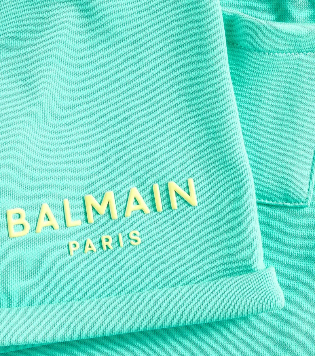 Balmain Kids - Baby cotton jersey sweatshorts