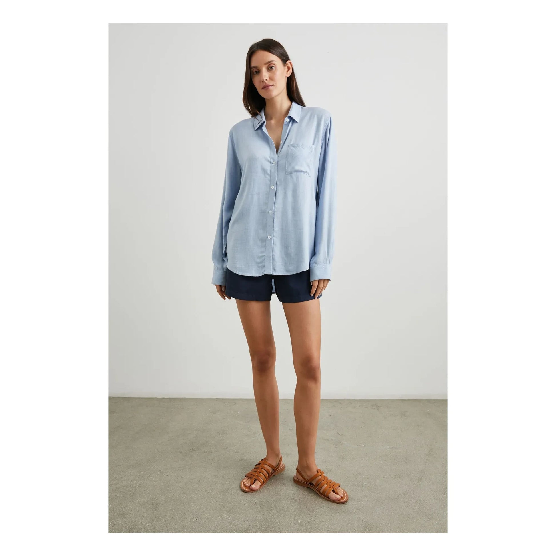 Rails - Hunter shirt | Light blue