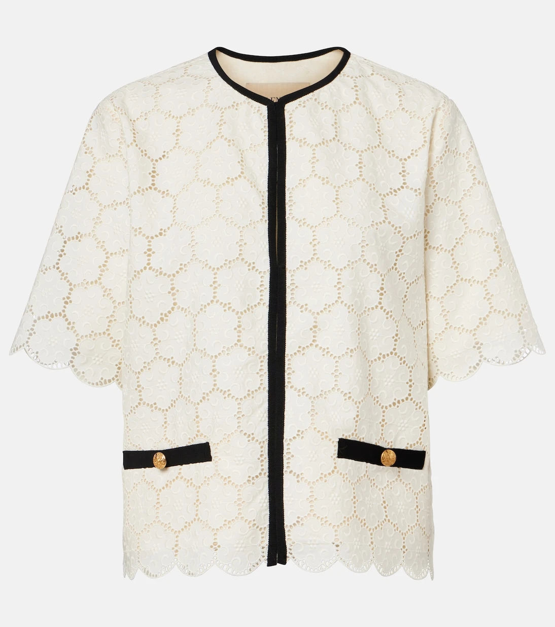 Valentino - Embroidered cotton jacket