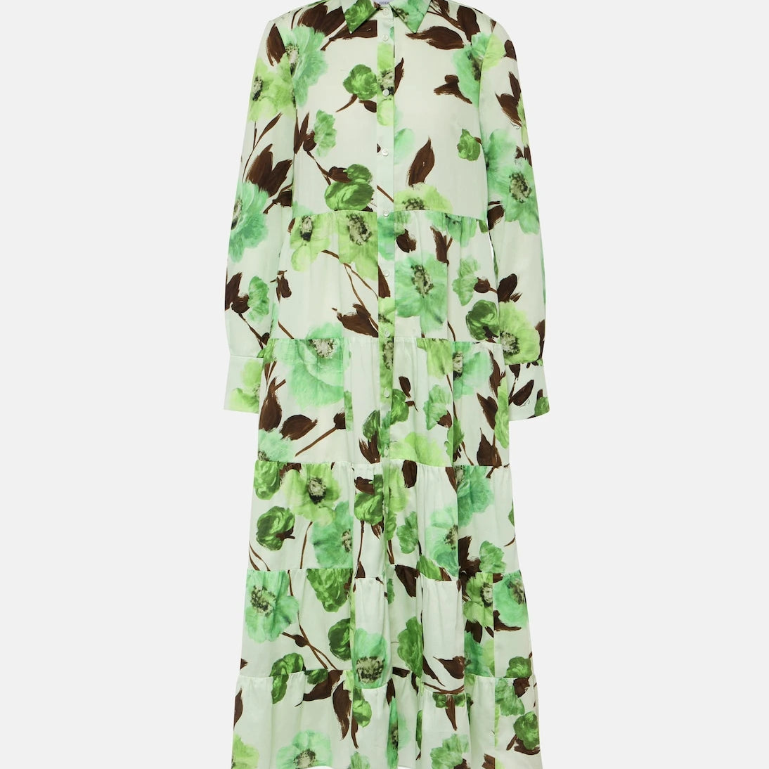 Erdem - Floral cotton shirt dress