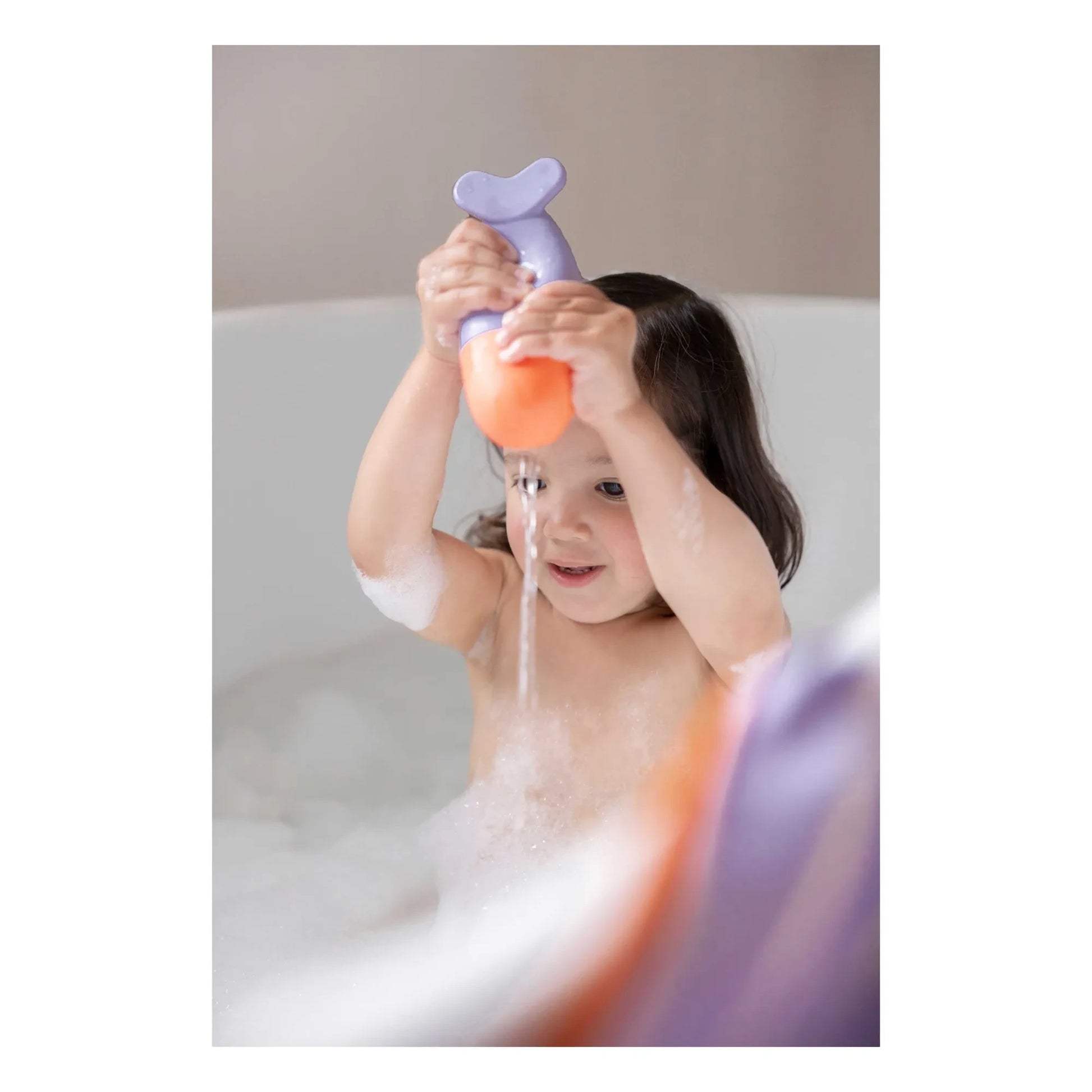 Quut - Squeezi Whale bath toy | Lilac