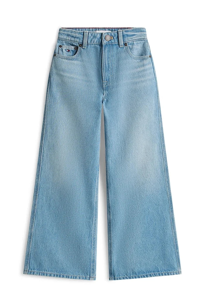 Tommy Hilfiger MABEL WIDE Çocuk Kot Pantolon
