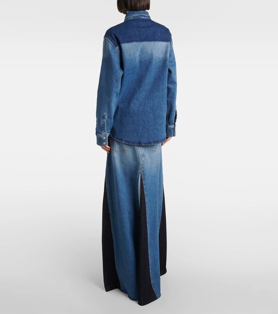 AG Jeans - Monaco patchwork denim shirt