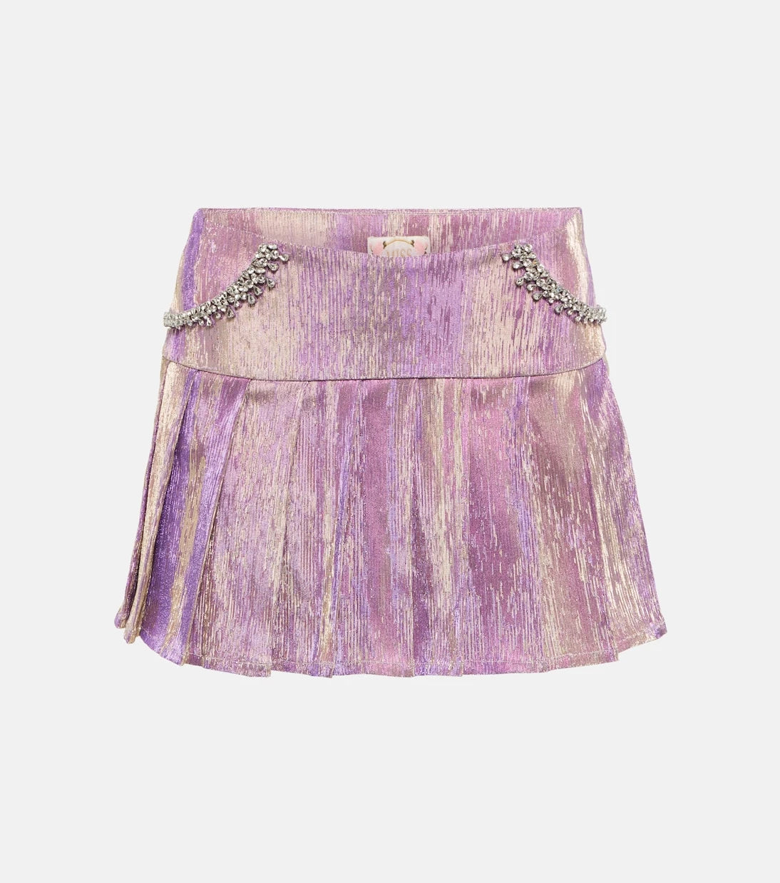 Miss Sohee - Embellished pleated miniskirt