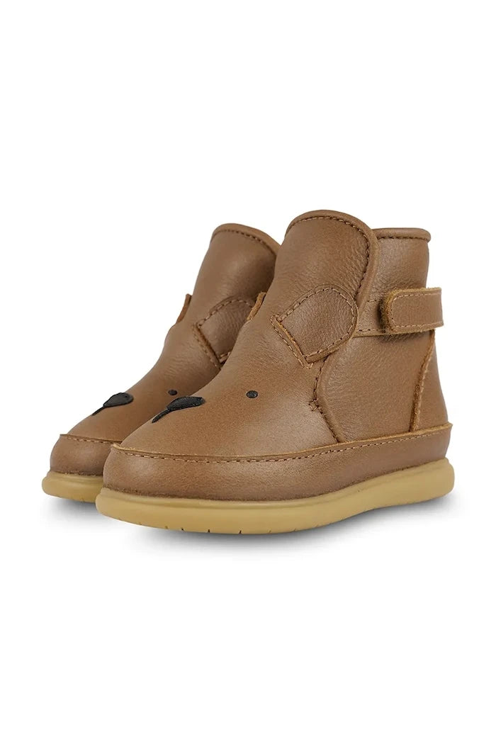 Donsje Dubu Classic Shoes Bear Çocuk Deri Kışlık Botlar