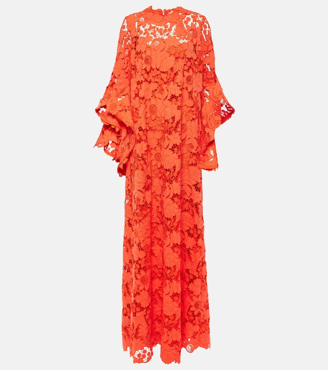 Oscar de la Renta - قفطان من الدانتيل المزهر