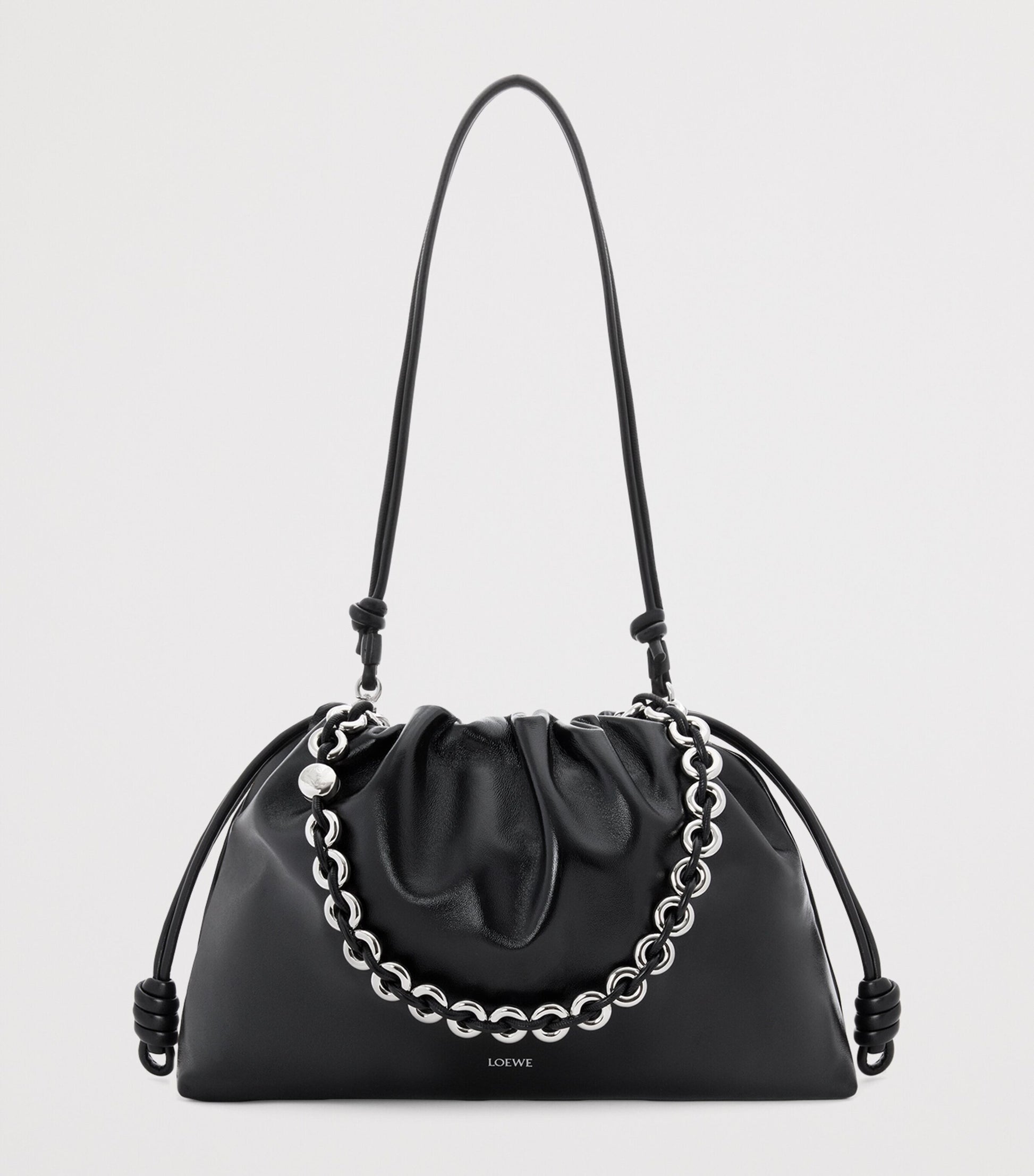 Large Leather Flamenco Purse Shoulder Bag