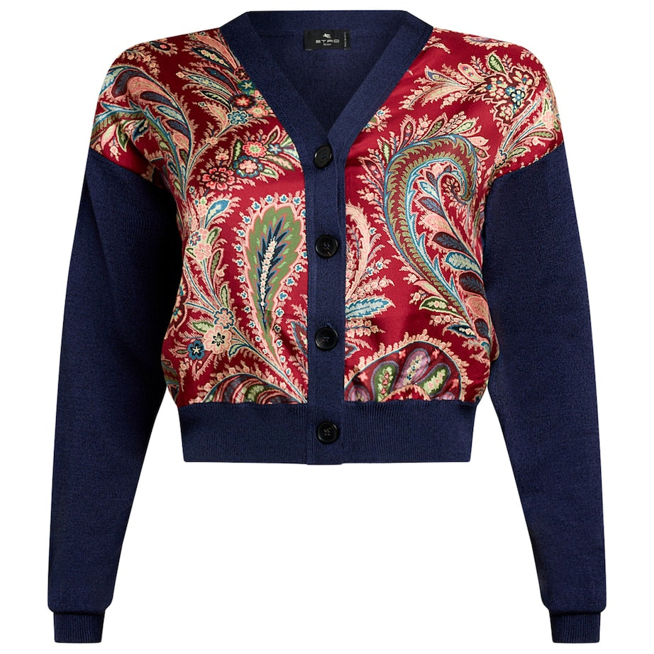 Multi Paisley Cardigan