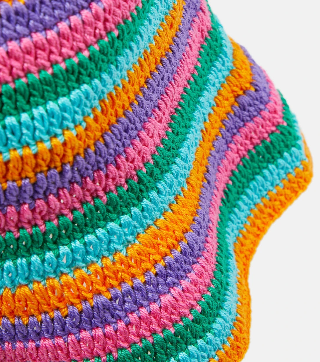 Anna Kosturova - Striped crochet bucket hat