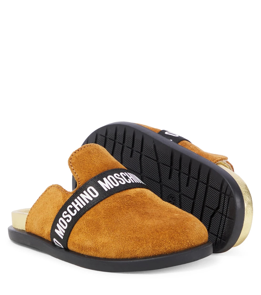 Moschino Kids - Leather clogs