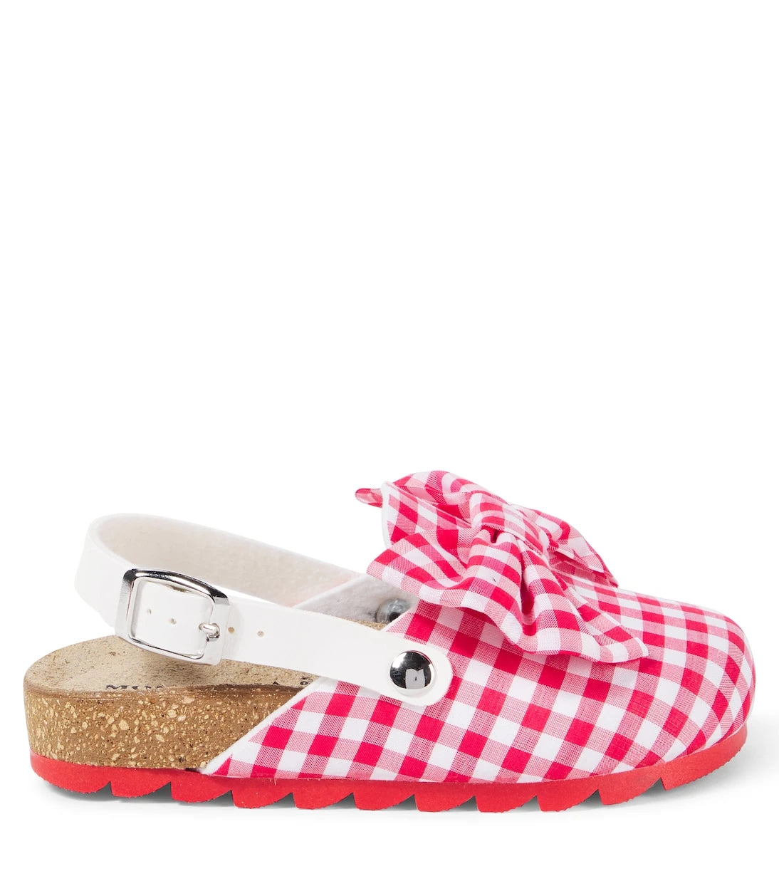 Monnalisa - Gingham clogs