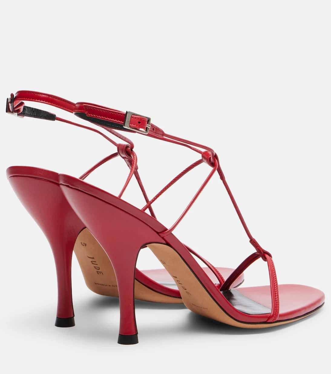 JUDE - Mixer leather slingback sandals