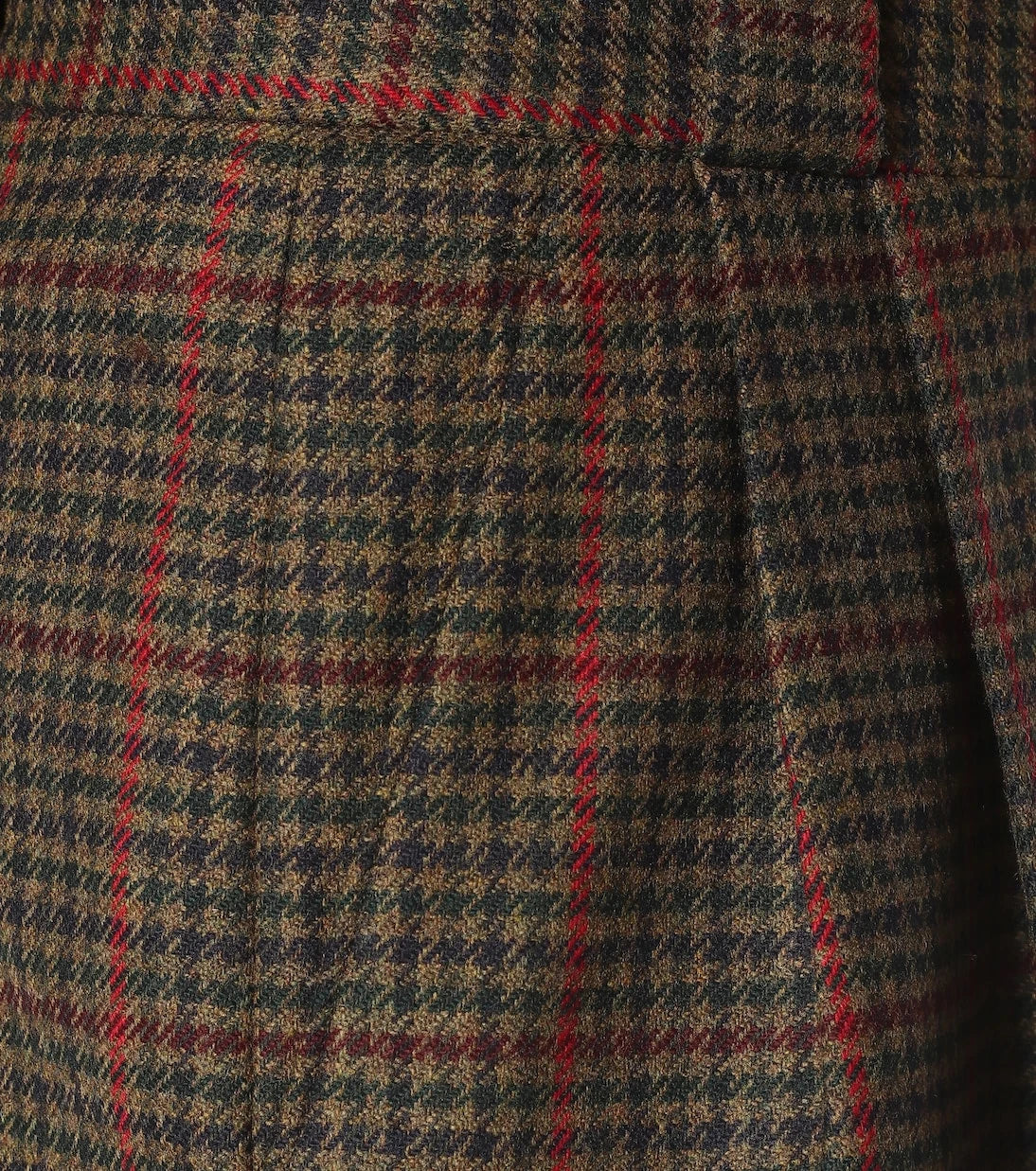 Blazé Milano - Fell checked wool shorts