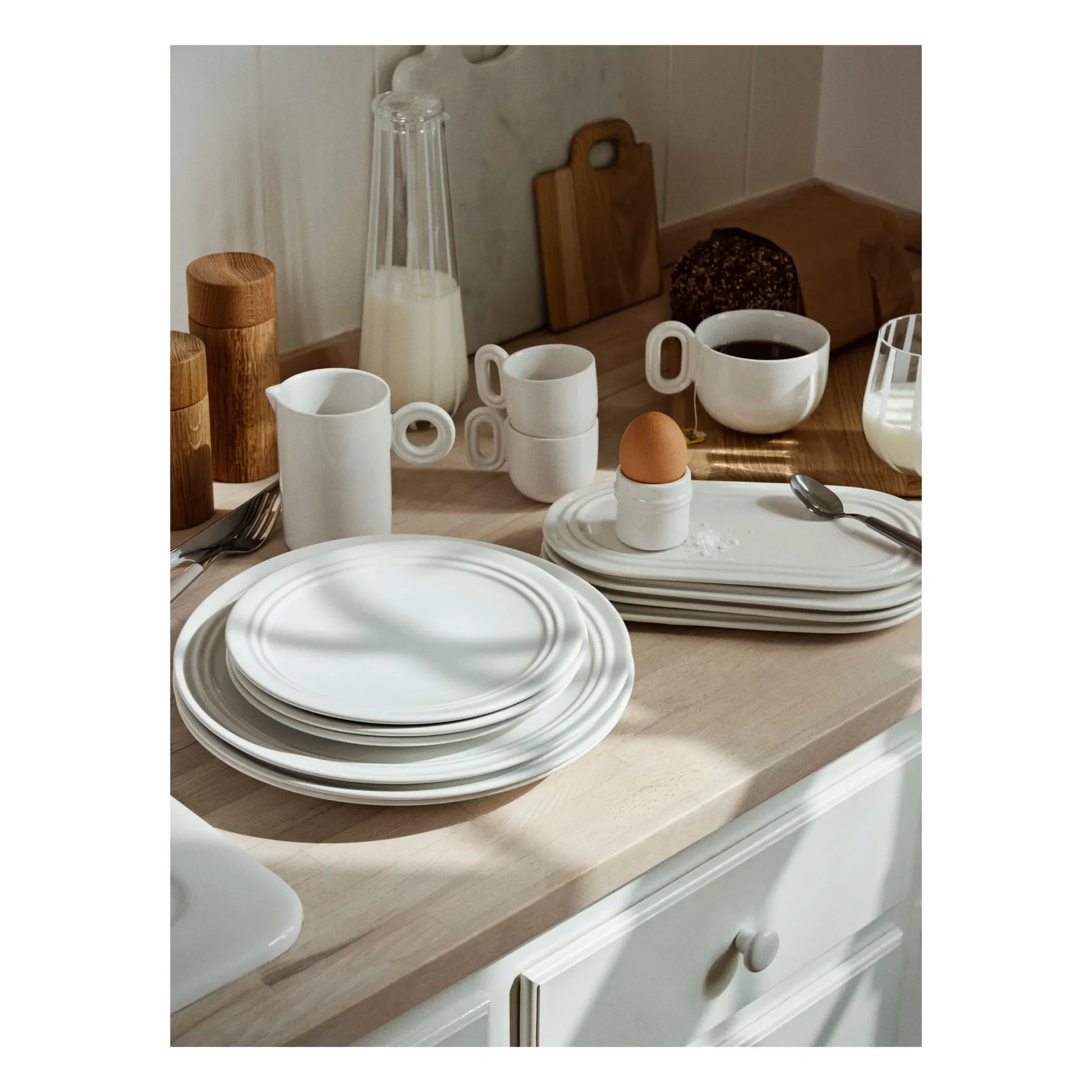 Broste Copenhagen - Stevns stoneware mug | White