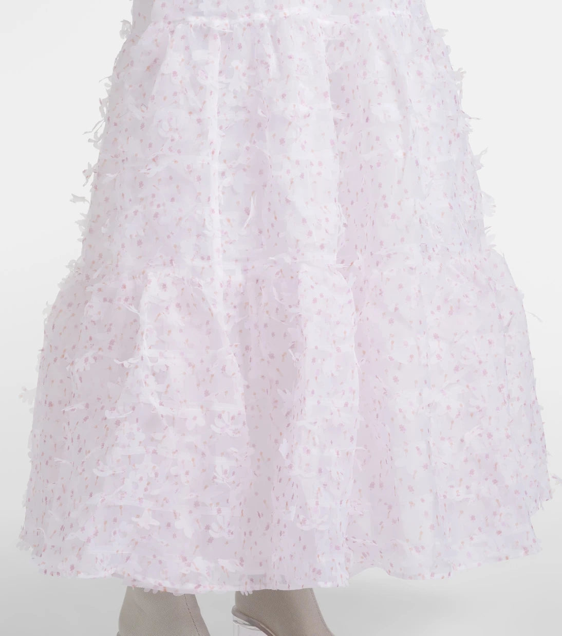 Susan Fang - Floral ruffled maxi dress