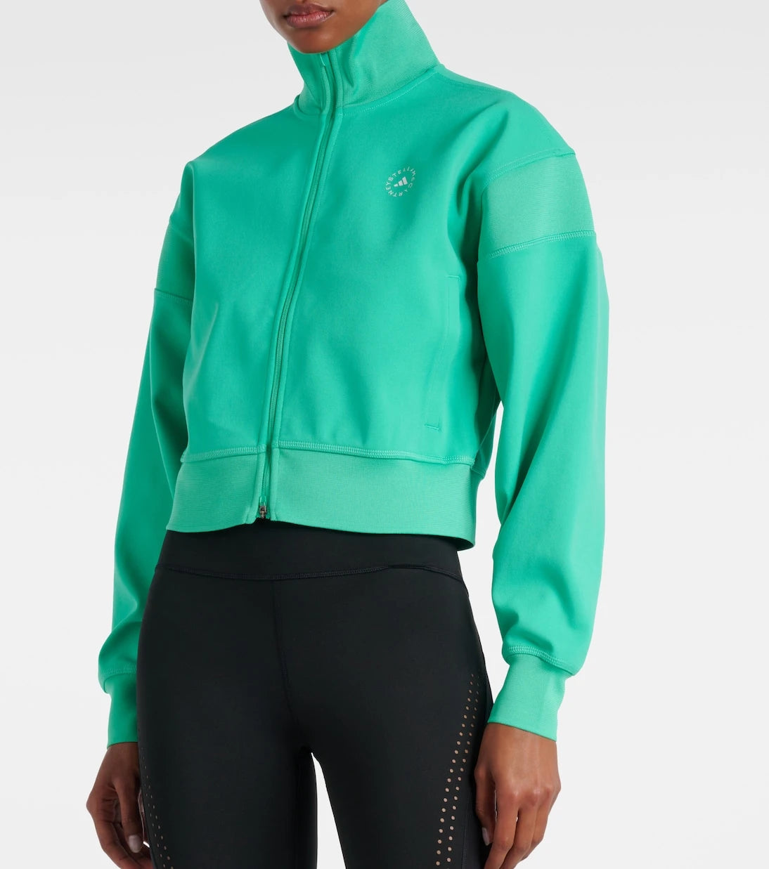 Adidas by Stella McCartney - Logo cropped jacket
