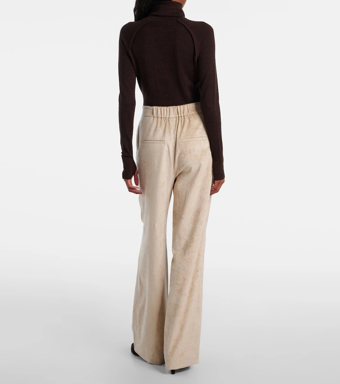 Veronica Beard - Grigore cotton-blend corduroy wide-leg pants