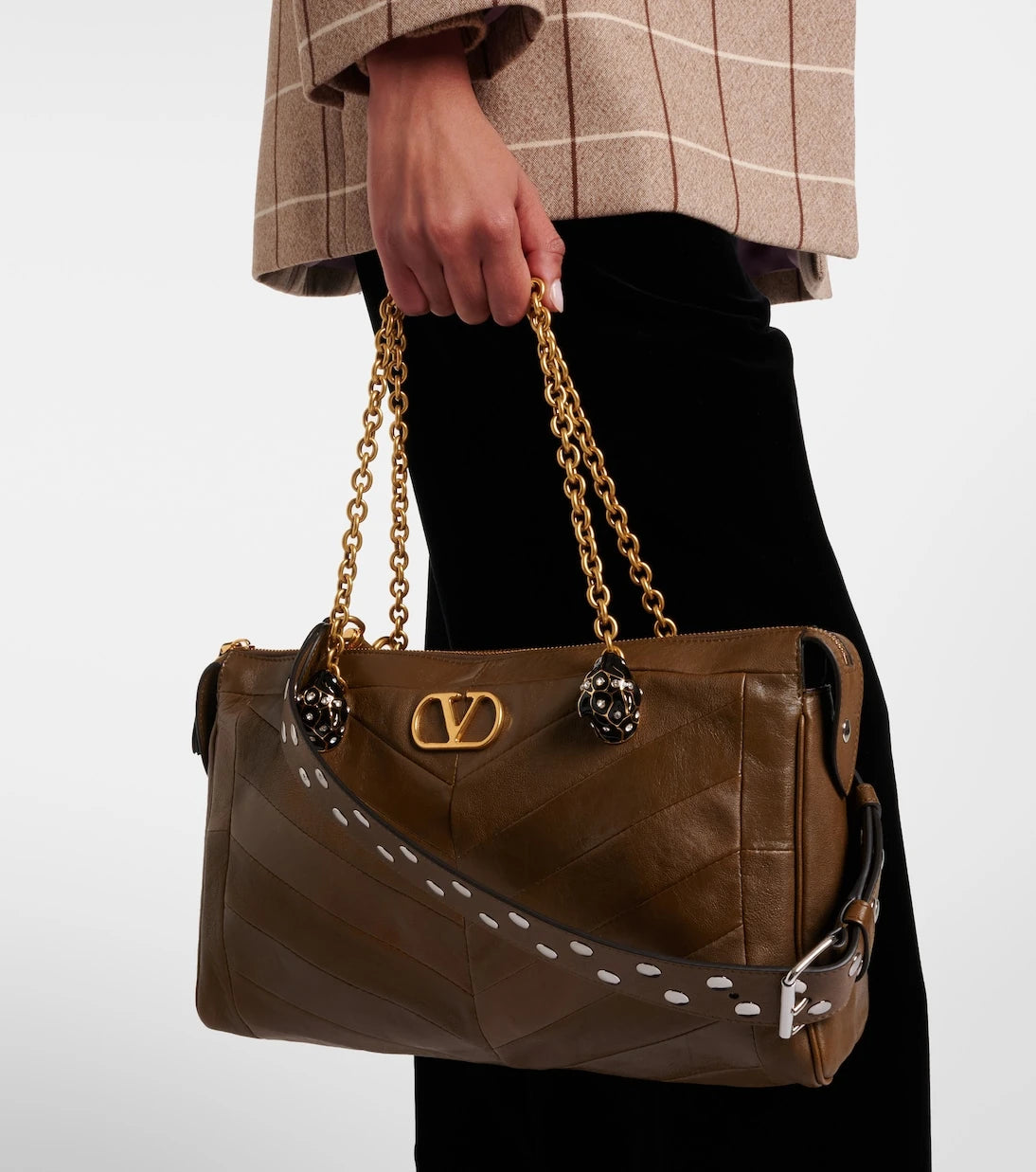 Valentino Garavani - Panthea Medium leather tote bag