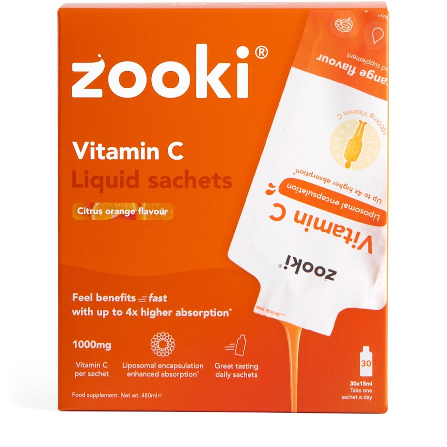 YourZooki Liposomal Vitamin C 1000mg Liquid Sachets (Pack of 30)