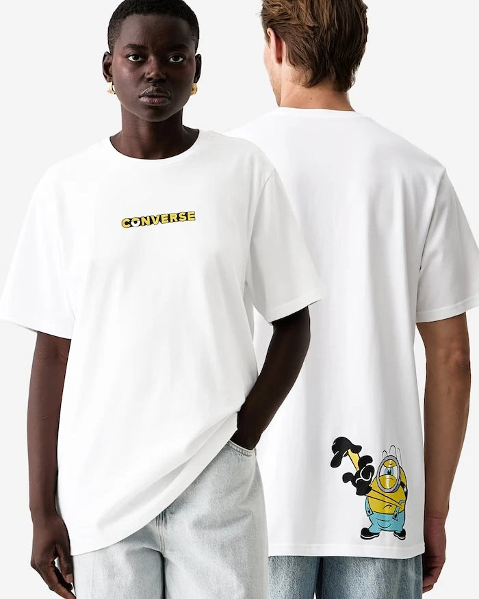Converse pamuklu tişört x Minions & Monsters