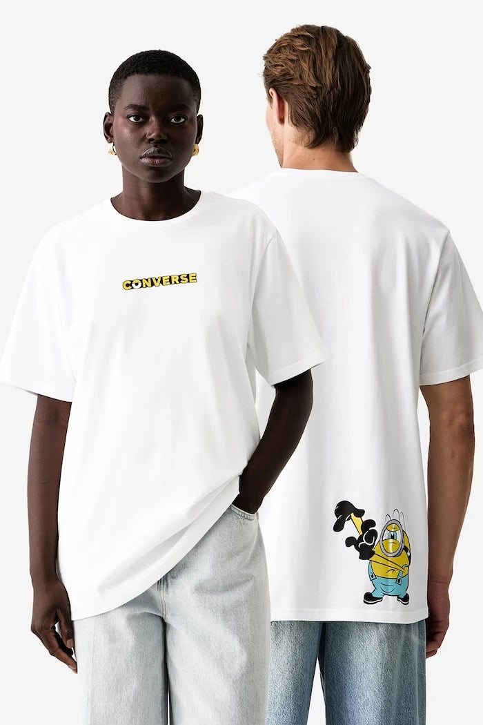 Converse pamuklu tişört x Minions & Monsters