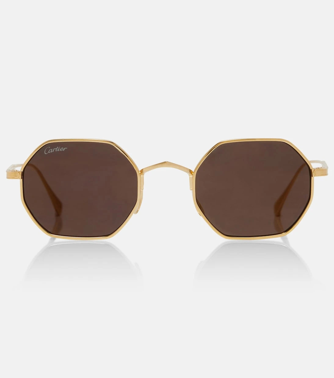 مجموعة نظارات كارتييه - نظارة شمسية مربعة طراز Signature C