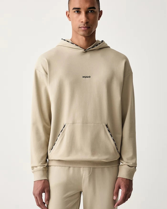 HUGO kapüşonlu erkek pamuklu sweatshirt NOAH HOODIE