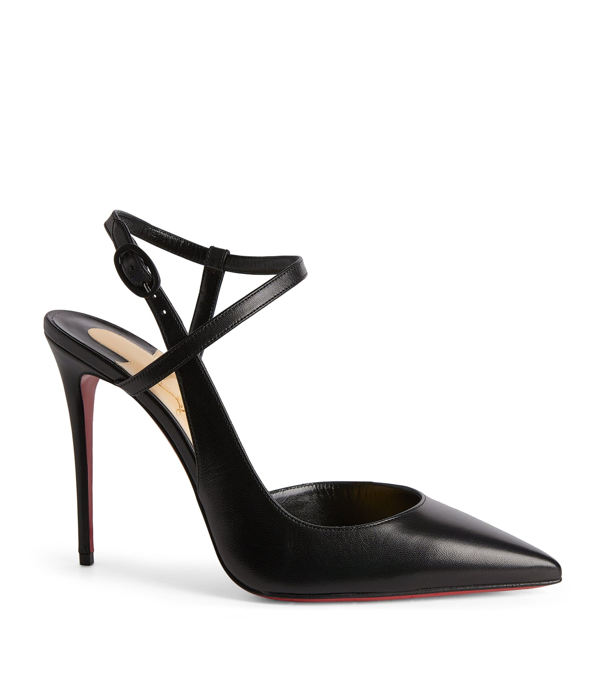 Christian Louboutin Black Jenlove Leather Pumps 100