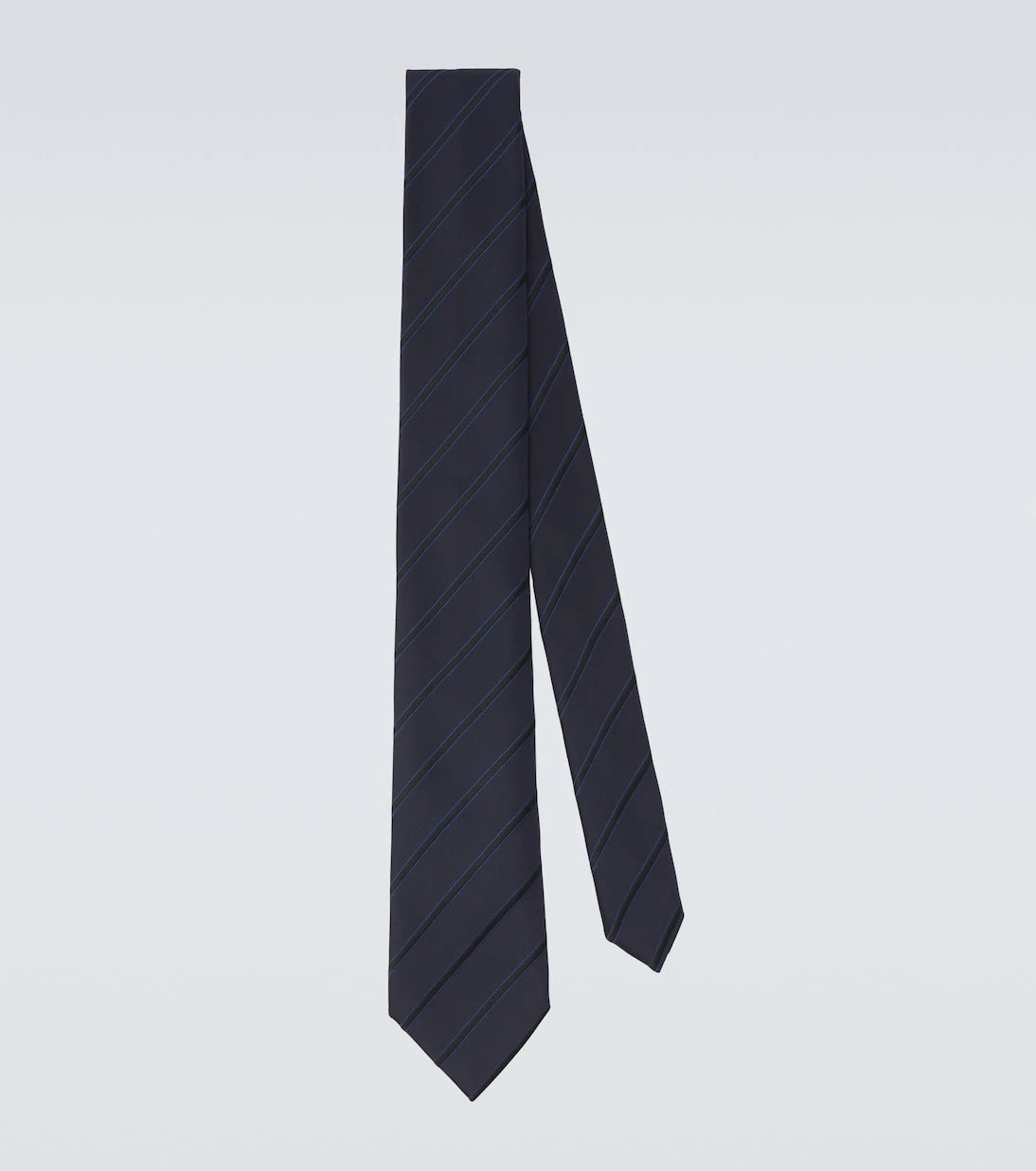 Charvet - Striped silk jacquard tie