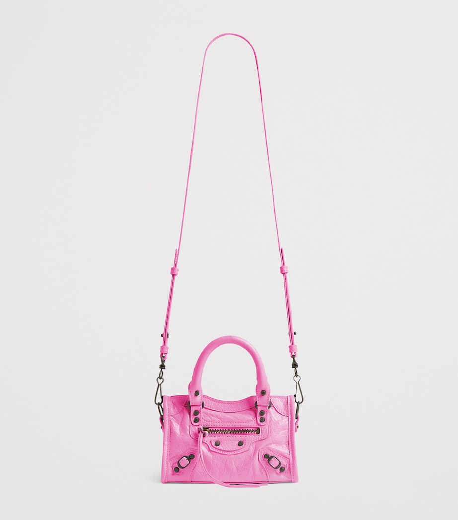 Balenciaga Pink Nano Le City Top-Handle Bag