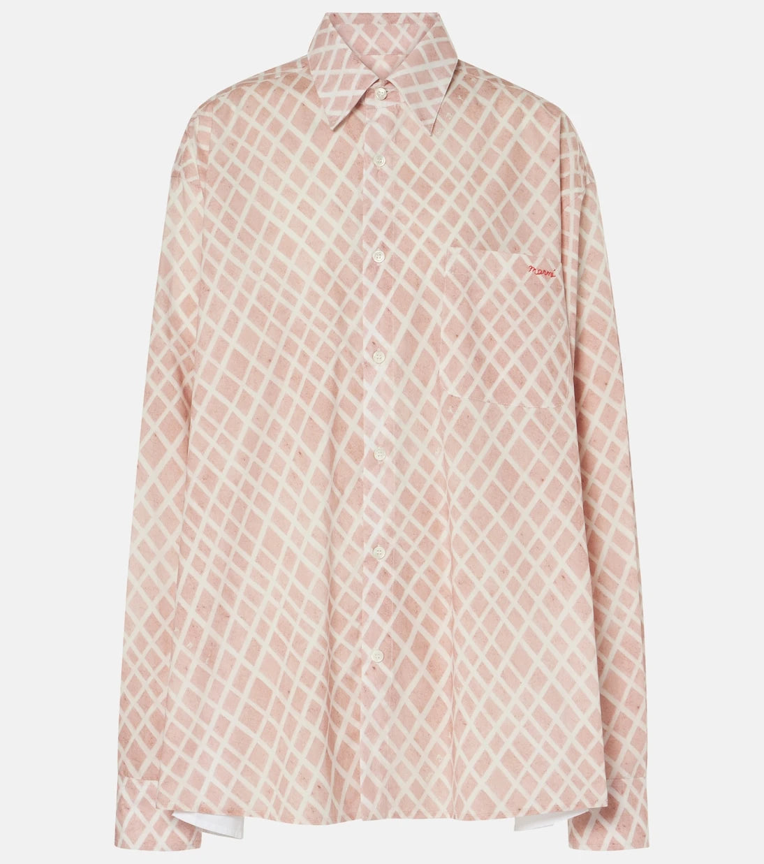 Marni - Checked cotton poplin shirt
