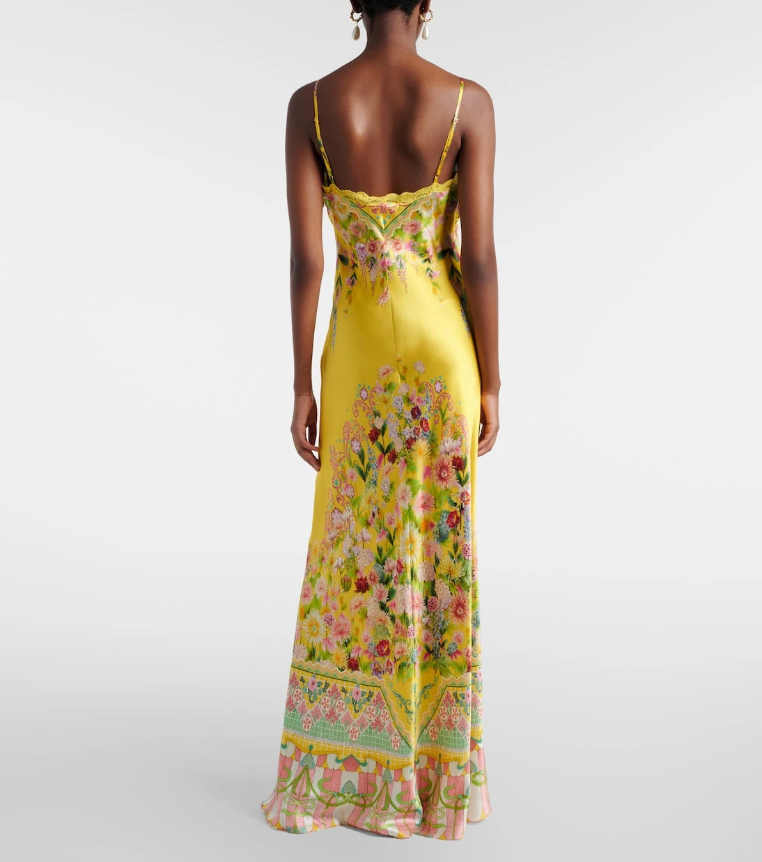 Camilla - Printed silk charmeuse maxi dress