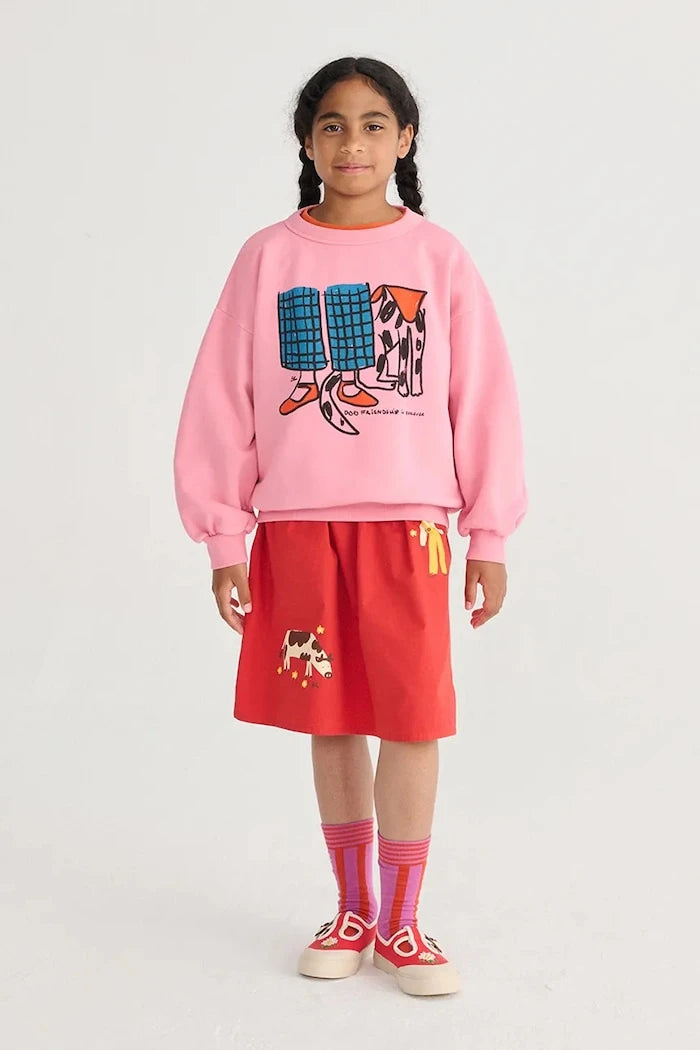 Bobo Choses Dog Friendship Çocuk Pamuklu Sweatshirt