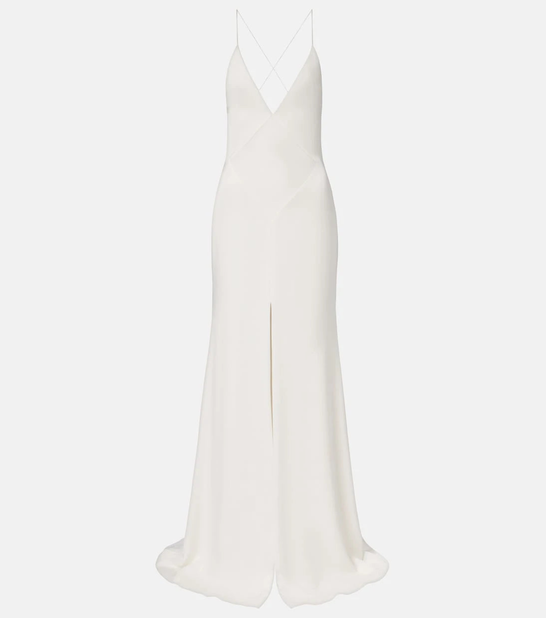 Alex Perry - Open-back satin crêpe gown