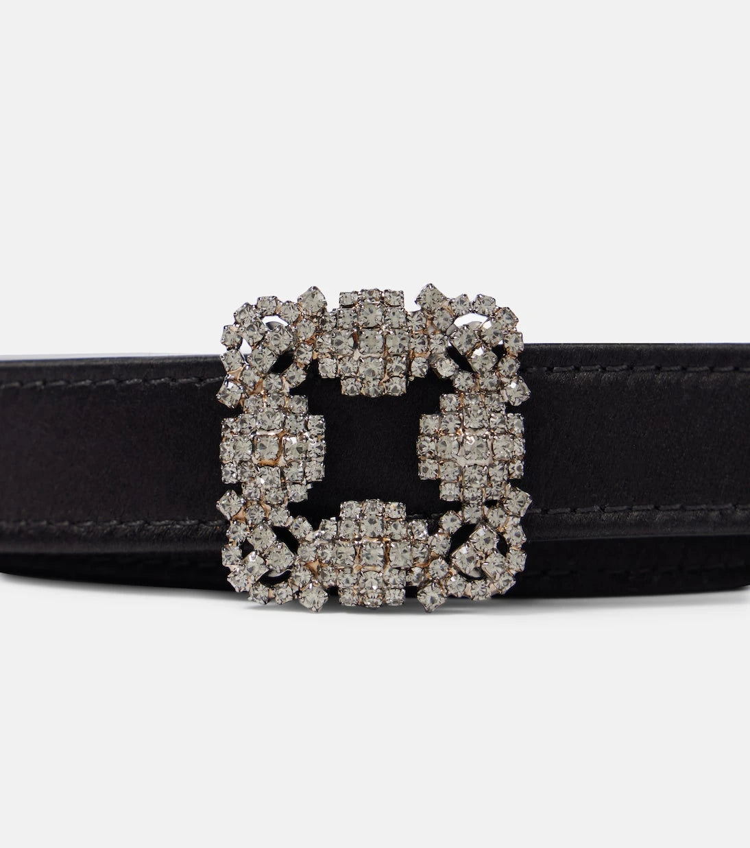 Manolo Blahnik - Hangisi embellished satin belt