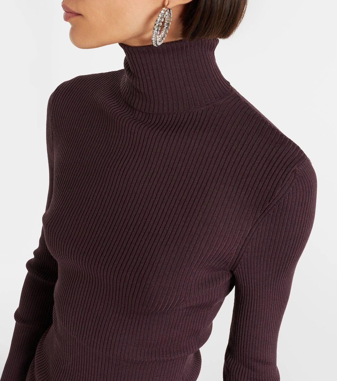 Wolford - Ribbed-knit virgin wool turtleneck top