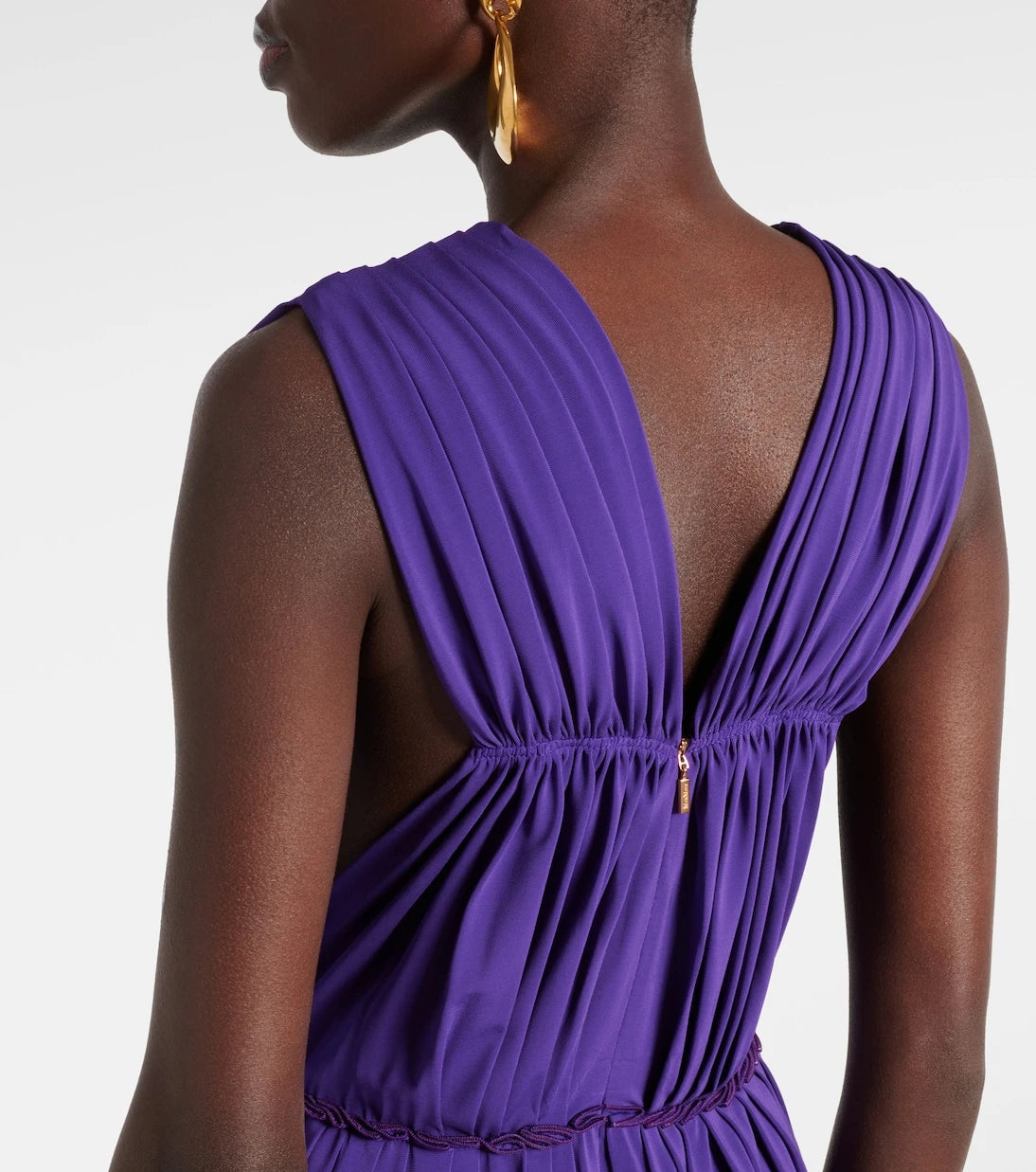 Max Mara - Walter pleated jersey maxi dress