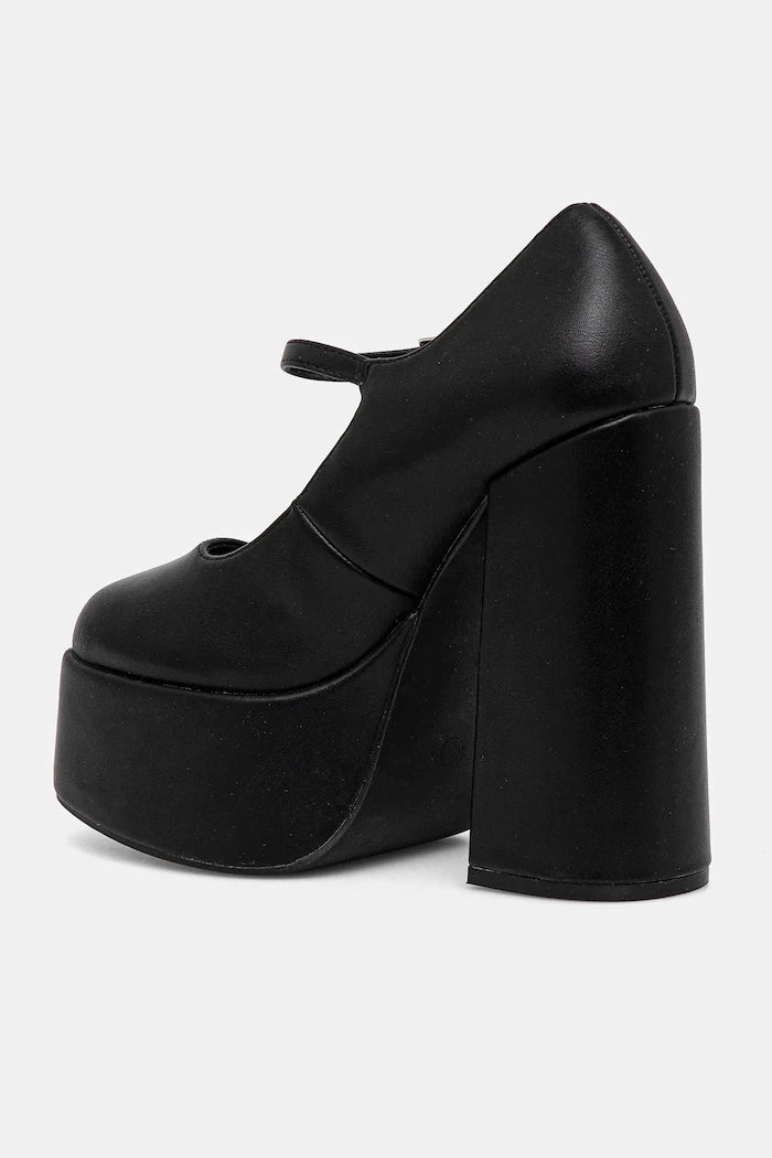 Обувки с дебел ток Koi Footwear