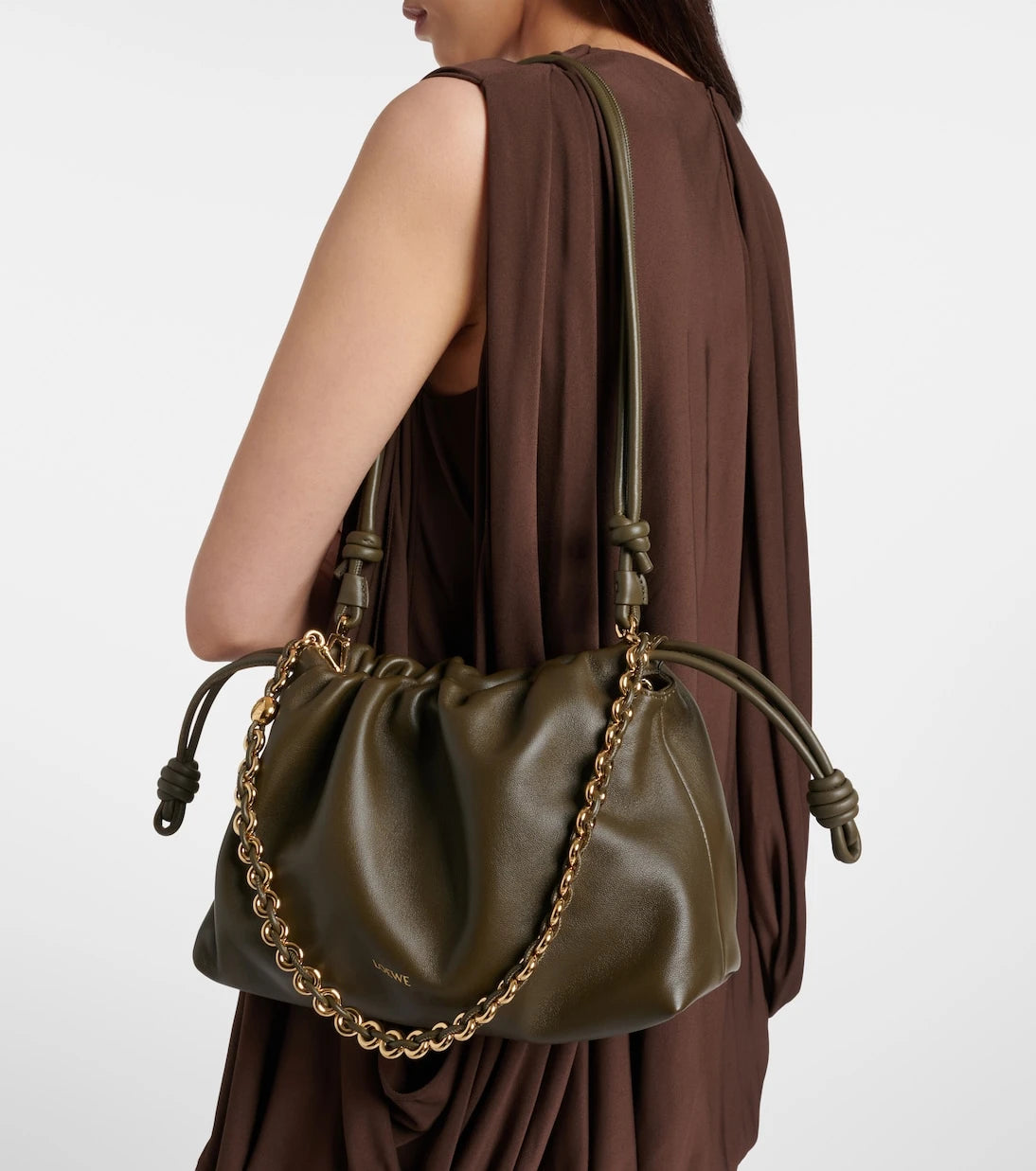 Loewe - Flamenco Medium leather clutch