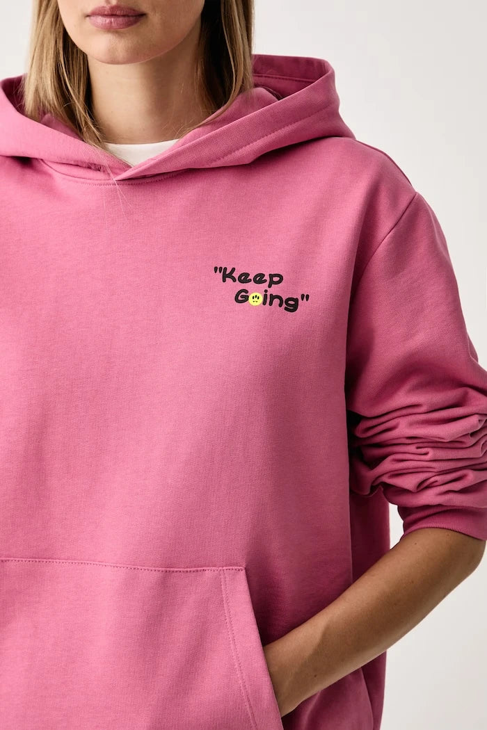 Pamuklu kapüşonlu sweatshirt
