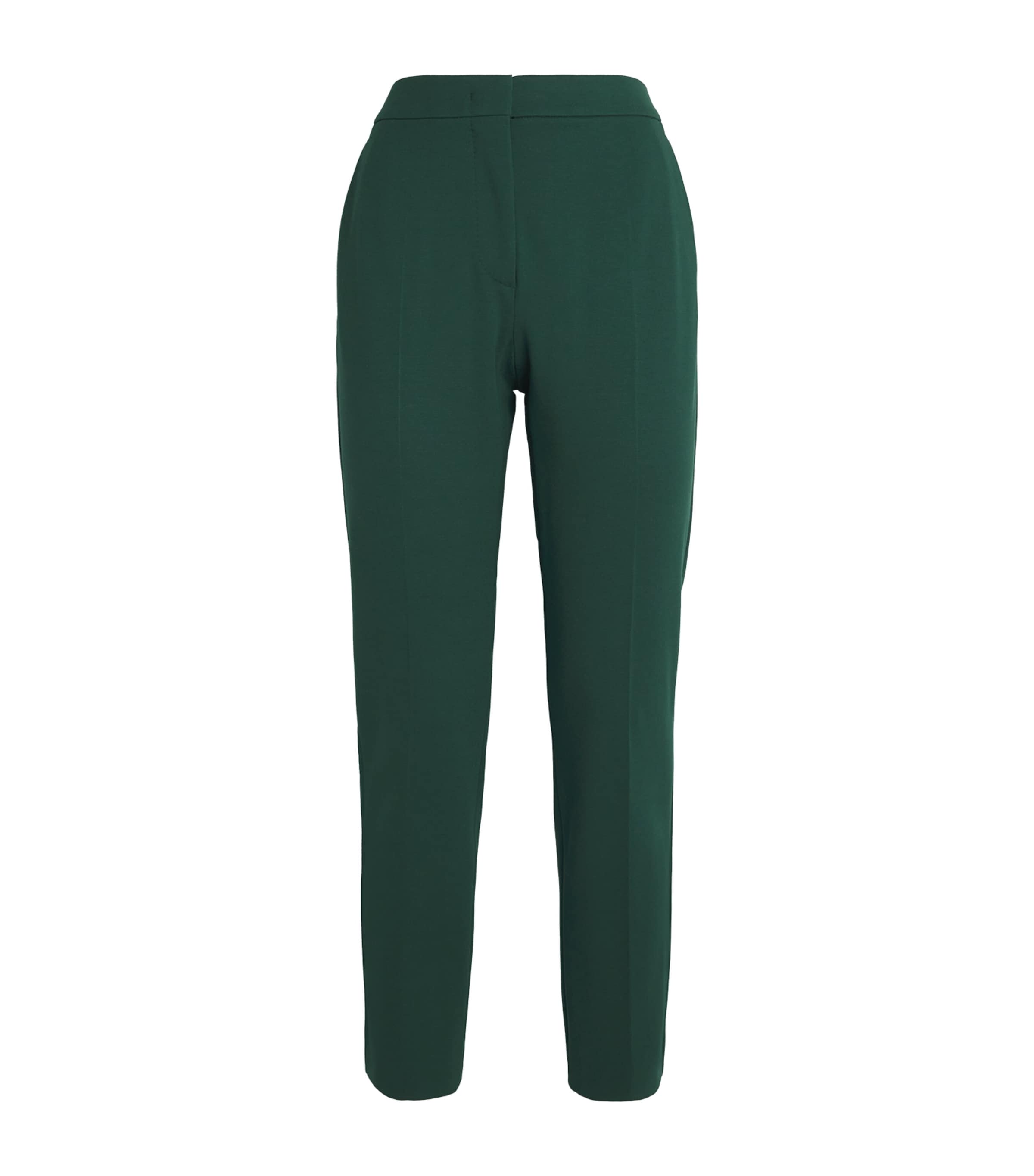 Green Tapered Trousers