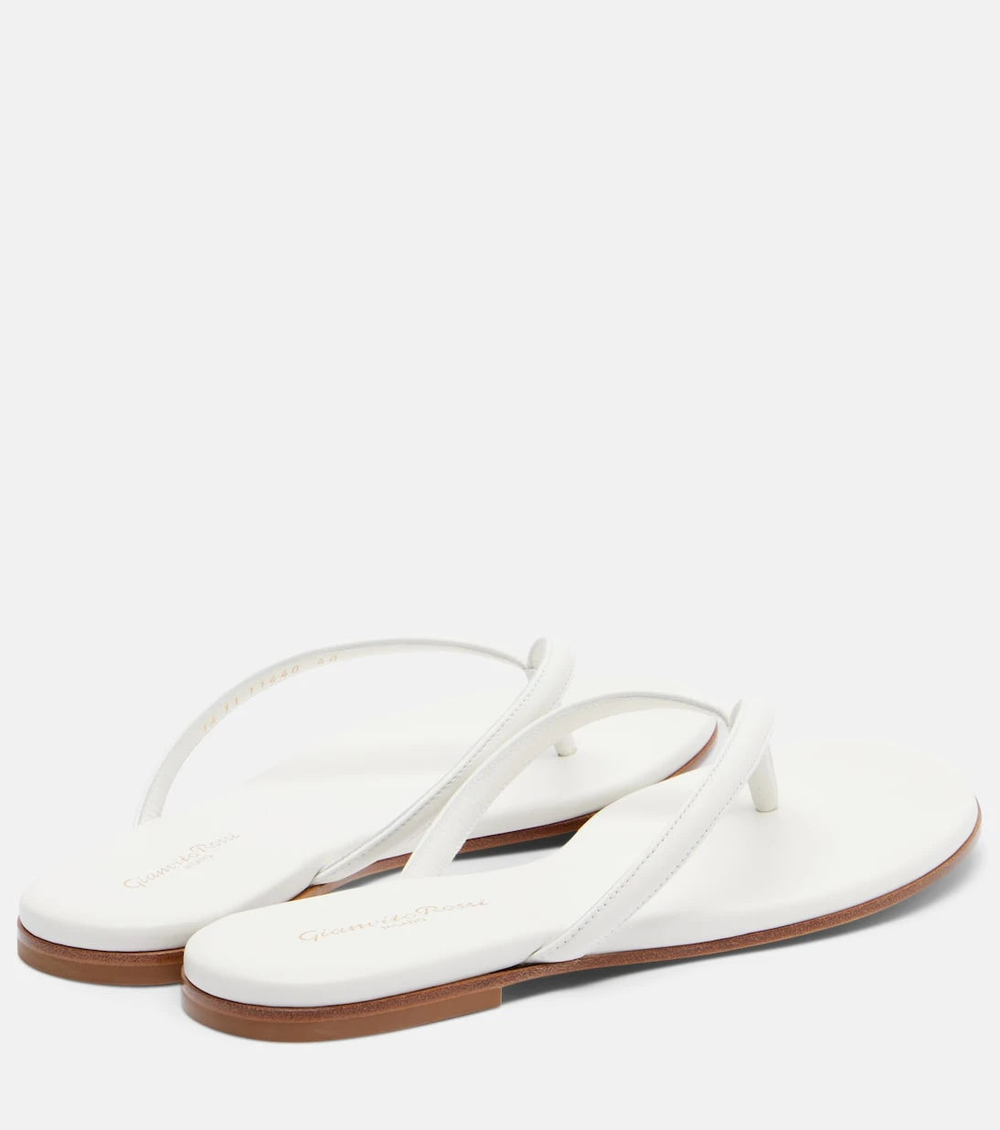 Gianvito Rossi - Leather thong sandals