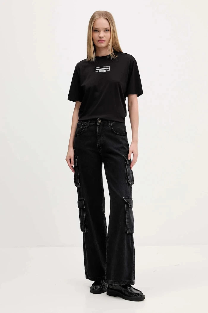 Karl Lagerfeld Jeans тениска дамска от памук