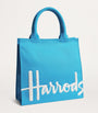 Small Cotton Logo Tote Bag BRIGHT BLUE
